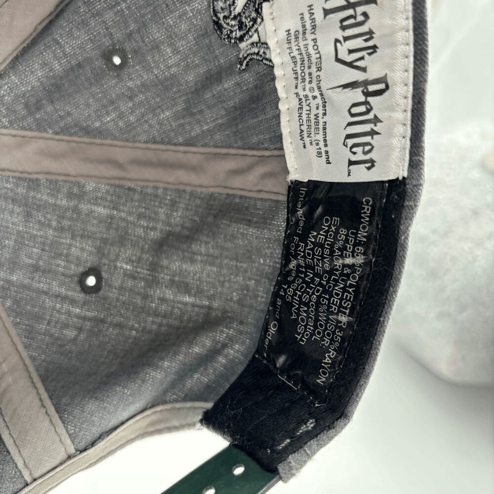 Official Harry Potter Large Script Slytherin Hat … - image 8